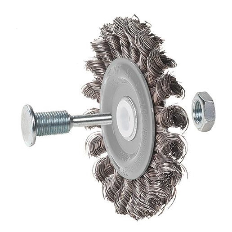 ALLSTEEL™ Wheel Double-Sided Knot-Twisted Wire Brush