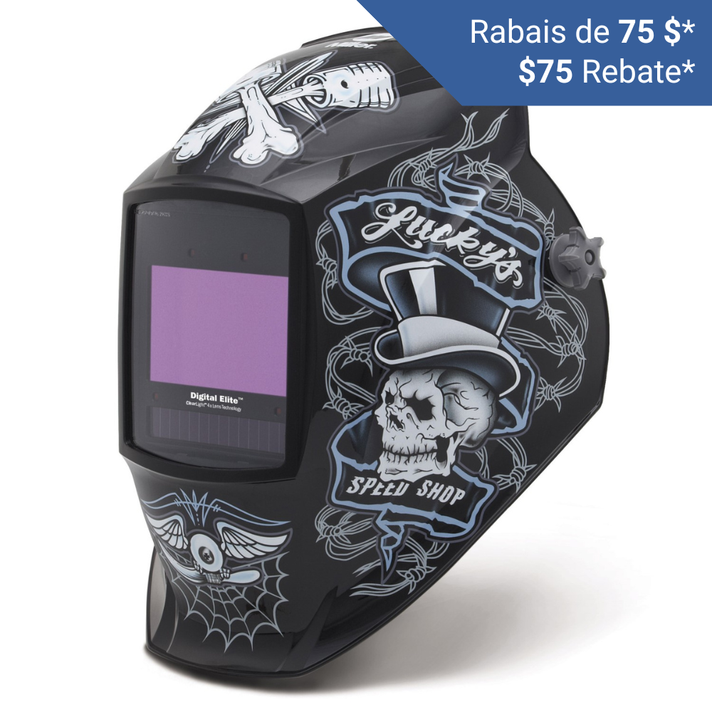 Digital Elite™ Auto-Darkening Welding Helmet w/ Clearlight 4x, Lucky's speed Shop