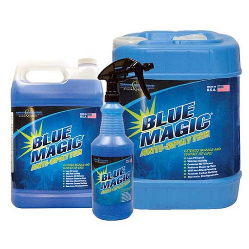 WIRE WIZARD BLUE MAGIC® Nettoyant anti-projections et nettoyeur de buses, Bidon de 1 gallon