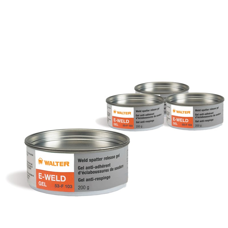 WALTER SPATTER BLOCK Gel anti-projections, Boîte en métal de 200 g