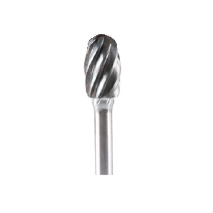 thumbnail image 2 of Buckeye Carbide Burr (SE-41) Egg Shape - Single Cut - 1/8" Shank X 7/32" Head X 1-1/2" Length 2 of 5