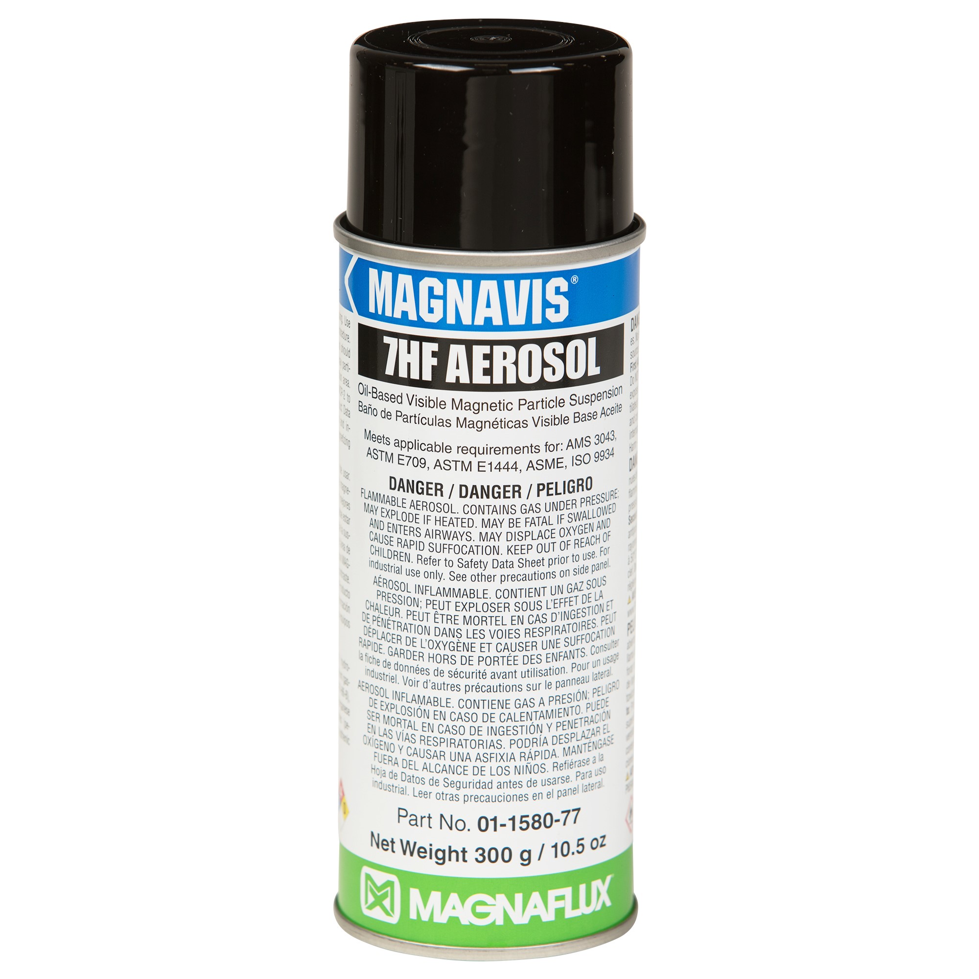 MAGNAFLUX Suspension de particules magnétiques visibles à base d'huile, Aérosol de 16 oz